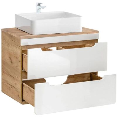 LUTON-56 Wand-Waschtischunterschrank - Waschbecken LUTON-56 Wand-Waschtischunterschrank - Waschbecken
