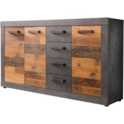 Kommode TRENDTEAM Indy - Moderner Industri Stil - 151x86x37cm Kommode TRENDTEAM Indy - Moderner Industri Stil - 151x86x37cm