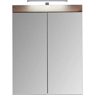 Trendteam Amanda Badspiegelschrank - Weiß, 60x77x17cm Trendteam Amanda Badspiegelschrank - Weiß, 60x77x17cm
