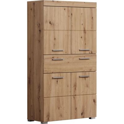 TRENDTEAM Amanda Badschrank - 4-türig, verstellbare Regale TRENDTEAM Amanda Badschrank - 4-türig, verstellbare Regale