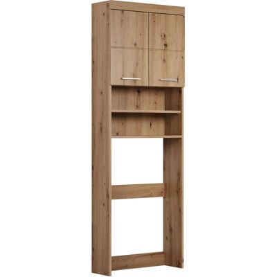 TRENDTEAM Amanda Waschmaschinenüberbau - Badschrank, braun TRENDTEAM Amanda Waschmaschinenüberbau - Badschrank, braun