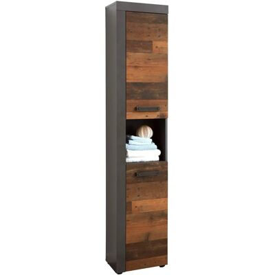 Trendteam Indy Vintage Badezimmer Hochschrank - 36x184 cm Trendteam Indy Vintage Badezimmer Hochschrank - 36x184 cm