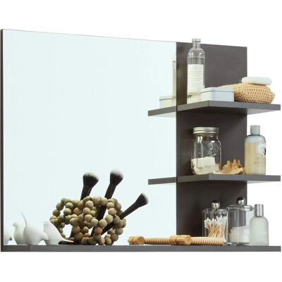 TRENDTEAM Indy Beiger Badezimmer Spiegel mit Ablagen - Badspiegel TRENDTEAM Indy Beiger Badezimmer Spiegel mit Ablagen - Badspiegel