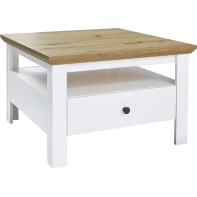 trendteam Couchtisch Weiß Eiche Artisan Landhausstil - Couchtisch trendteam Couchtisch Weiß Eiche Artisan Landhausstil - Couchtisch