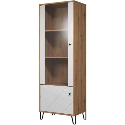 TRENDTEAM Touch Hvit Vitrine med Hyller - Vitrine TRENDTEAM Touch Hvit Vitrine med Hyller - Vitrine