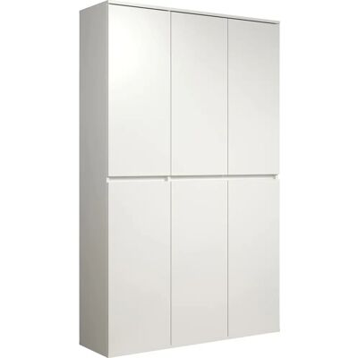 TrendTeam Nevada Armoire Polyvalente - Blanc - 6 Portes - Publicité TrendTeam Nevada Armoire Polyvalente - Blanc - 6 Portes - Publicité