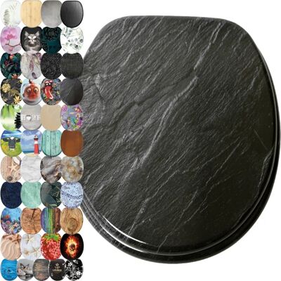 Sanilo Granit WC-Sitz - Oval Hochbelastbar Badezimmer Zubehör Sanilo Granit WC-Sitz - Oval Hochbelastbar Badezimmer Zubehör