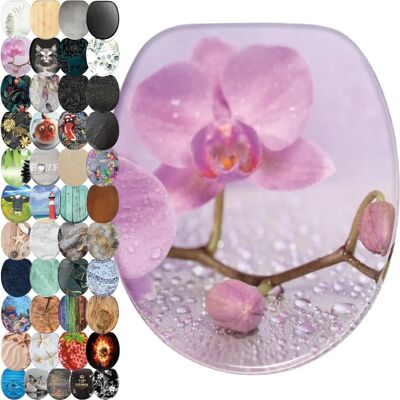 Sanilo Blooming Rosa Holz WC-Sitz - Toilette Sanilo Blooming Rosa Holz WC-Sitz - Toilette