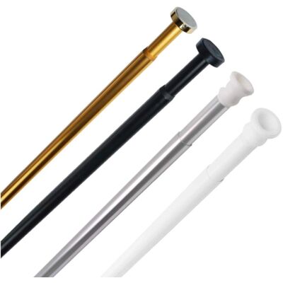 Sanilo Schwarze Verstellbare Duschstange - 90-160cm - Duschvorhangstange Sanilo Schwarze Verstellbare Duschstange - 90-160cm - Duschvorhangstange