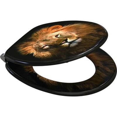 Couvercle de WC Sanilo Lion - SoftClose, Finition brillante, Pour WC standard - Publicité Couvercle de WC Sanilo Lion - SoftClose, Finition brillante, Pour WC standard - Publicité