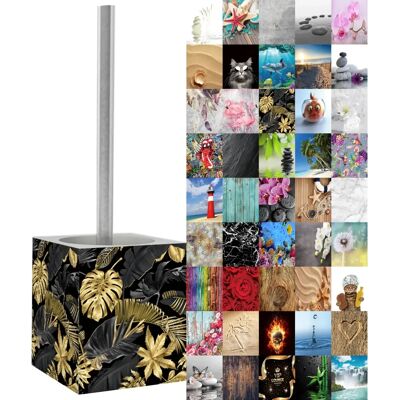 Sanilo Golden Leaves WC-Garnitur - Toilet Brush Set Sanilo Golden Leaves WC-Garnitur - Toilet Brush Set