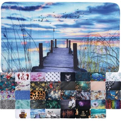 SANILO Sunset Blaue Badmatte - Badematte SANILO Sunset Blaue Badmatte - Badematte