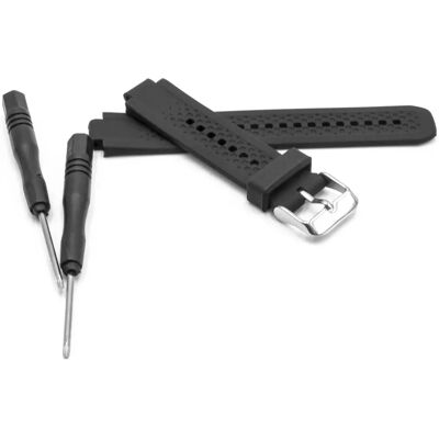 Bracelet de remplacement S vhbw pour Garmin Forerunner 25 - Silicone Noir - Publicité Bracelet de remplacement S vhbw pour Garmin Forerunner 25 - Silicone Noir - Publicité