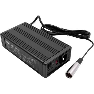 Cargador de Baterías vhbw Ambrogio - 24V Litio, Carga Rápida, Negro Cargador de Baterías vhbw Ambrogio - 24V Litio, Carga Rápida, Negro