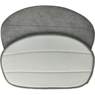 vhbw 2x Housses microfibre pour mop à vapeur - Compatible avec Leifheit CleanTenso - Gris - Publicité vhbw 2x Housses microfibre pour mop à vapeur - Compatible avec Leifheit CleanTenso - Gris - Publicité