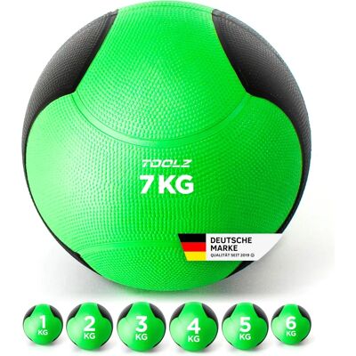 TOOLZ 7kg Medicine Ball - Durable, Versatile Fitness Equipment TOOLZ 7kg Medicine Ball - Durable, Versatile Fitness Equipment