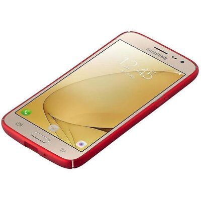 Samsung Galaxy J2 2016 Metall Rot Hardcase - Schutzcover Samsung Galaxy J2 2016 Metall Rot Hardcase - Schutzcover