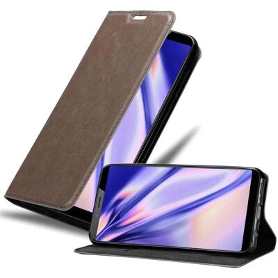 Coque ZTE Nubia N3 - Protection avec Support et Porte-cartes - Marron Café - Publicité Coque ZTE Nubia N3 - Protection avec Support et Porte-cartes - Marron Café - Publicité