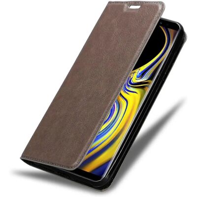 Samsung Galaxy NOTE 9 suojaava magneettinen kirja-johto - Kaffeebrun Samsung Galaxy NOTE 9 suojaava magneettinen kirja-johto - Kaffeebrun