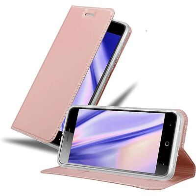 ZTE Marke A612 Rose Gold Matte Hülle mit Kartenfach & Ständer ZTE Marke A612 Rose Gold Matte Hülle mit Kartenfach & Ständer