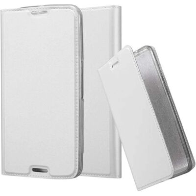 Coque Motorola Nexus 6 - Argent Mat avec Porte-cartes et Support - Publicité Coque Motorola Nexus 6 - Argent Mat avec Porte-cartes et Support - Publicité