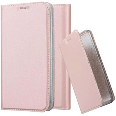 Cadorabo LG G2 MINI Hülle - Matt Oberfläche mit Kartenfach - Stilvolles Roségold Cadorabo LG G2 MINI Hülle - Matt Oberfläche mit Kartenfach - Stilvolles Roségold