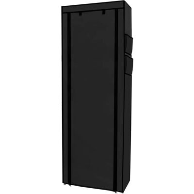 Intirilife, Kleiderschrank, Schrank 170x58x28 cm in Raben Schwarz Intirilife, Kleiderschrank, Schrank 170x58x28 cm in Raben Schwarz