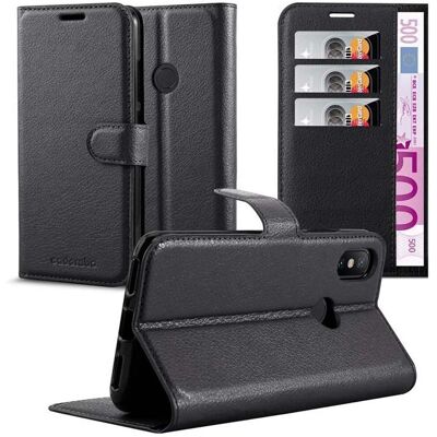 Capa Xiaomi Mi A2 / 6X - Proteção com compartimentos para cartões e suporte - Preto Capa Xiaomi Mi A2 / 6X - Proteção com compartimentos para cartões e suporte - Preto
