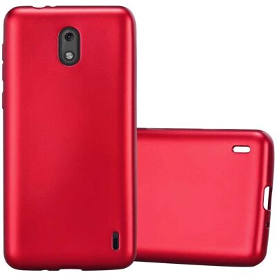 Coque de Protection Nokia 2 2017 - Rouge Métallique - Publicité Coque de Protection Nokia 2 2017 - Rouge Métallique - Publicité