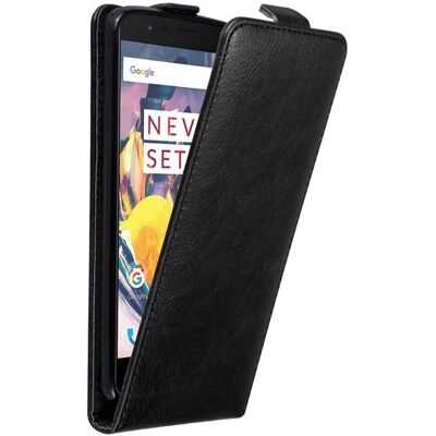 OnePlus 3 / 3T Nacht Schwarz Flip Handyhülle OnePlus 3 / 3T Nacht Schwarz Flip Handyhülle