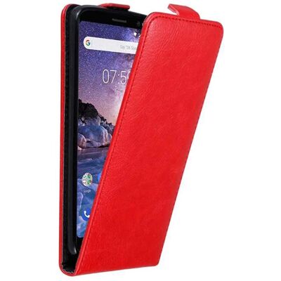 Coque de Protection Nokia 7 PLUS - Rouge - Support & Protection - Publicité Coque de Protection Nokia 7 PLUS - Rouge - Support & Protection - Publicité
