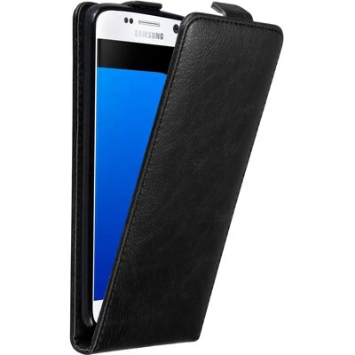 Cadorabo Samsung Galaxy S7 Noir Noir Flip Case - Publicité Cadorabo Samsung Galaxy S7 Noir Noir Flip Case - Publicité