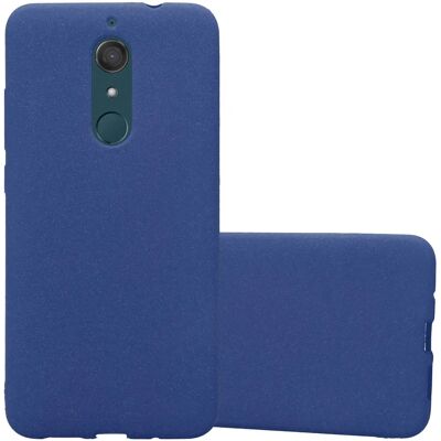 WIKO Marke FROST DUNKELBLAU Dünner TPU Schutz Hülle WIKO Marke FROST DUNKELBLAU Dünner TPU Schutz Hülle