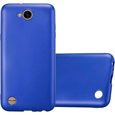 Coque de protection bleue métallique LG X POWER 2 - Publicité Coque de protection bleue métallique LG X POWER 2 - Publicité