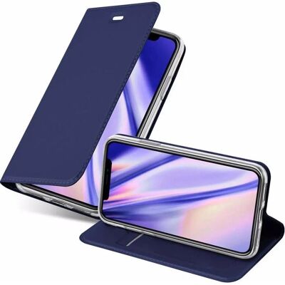 Cadorabo Buch-Style Hülle für iPhone XS MAX - Dunkelblau Matt Cadorabo Buch-Style Hülle für iPhone XS MAX - Dunkelblau Matt