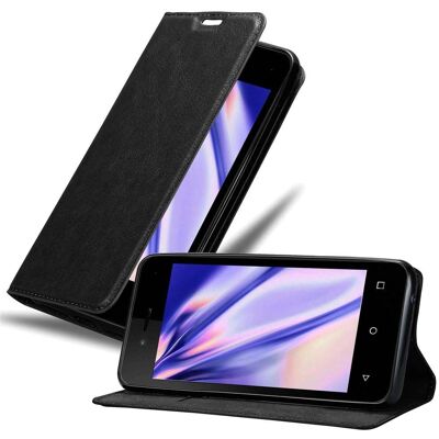 WIKO SUNNY 3 MINI Hülle - Schutzcase mit Ständerfunktion und Kartenfach NIGHT BLACK WIKO SUNNY 3 MINI Hülle - Schutzcase mit Ständerfunktion und Kartenfach NIGHT BLACK