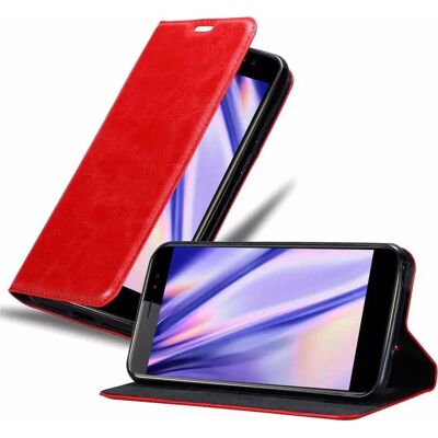 Coque ZTE Nubia N1 LITE - Étui avec Fonction Support et Porte-cartes - Rouge - Publicité Coque ZTE Nubia N1 LITE - Étui avec Fonction Support et Porte-cartes - Rouge - Publicité