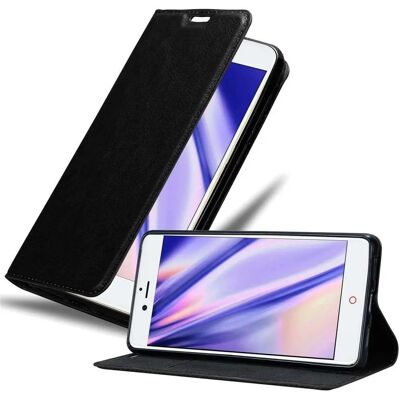 Coque de protection ZTE Nubia Z11 - Support & porte-cartes - Noir Nuit - Publicité Coque de protection ZTE Nubia Z11 - Support & porte-cartes - Noir Nuit - Publicité