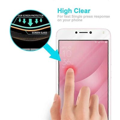 Oppo Asus Max 5.5 Zoll Displayschutz Glas - Vollbild Transparent Oppo Asus Max 5.5 Zoll Displayschutz Glas - Vollbild Transparent
