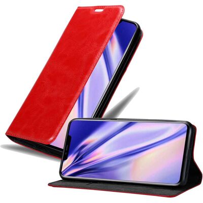 Cadorabo Rote Magnetische Buch-Style Handyhülle für Huawei Mate 20 Pro Cadorabo Rote Magnetische Buch-Style Handyhülle für Huawei Mate 20 Pro