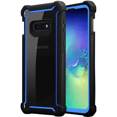 Samsung Galaxy S10e Suojakotelo - Sininen & Musta 2-in-1 Samsung Galaxy S10e Suojakotelo - Sininen & Musta 2-in-1