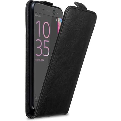 Sony Xperia XA ULTRA Nacht Schwarz Flip Hülle - Support & Schutz Sony Xperia XA ULTRA Nacht Schwarz Flip Hülle - Support & Schutz