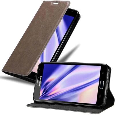 Oppo A53 Samsung Galaxy NOTE 1 Hülle - Schutzcover mit Ständer & Kartenfach - Kaffee Braun Oppo A53 Samsung Galaxy NOTE 1 Hülle - Schutzcover mit Ständer & Kartenfach - Kaffee Braun