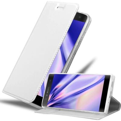 Étui Livre Argent CLASSY pour Sony Xperia XA2 - Design Moderne Classique - Publicité Étui Livre Argent CLASSY pour Sony Xperia XA2 - Design Moderne Classique - Publicité