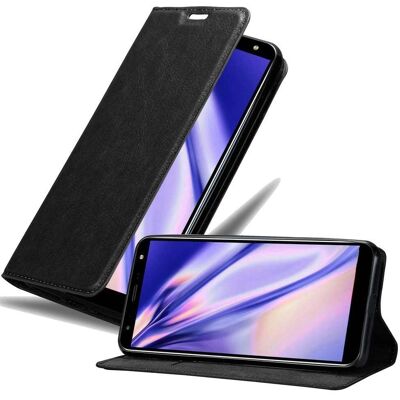 Oppo A53 Preto Noite Estilo Livro Capa de Telefone com Suporte & Porta-cartões Oppo A53 Preto Noite Estilo Livro Capa de Telefone com Suporte & Porta-cartões