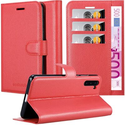 Cadorabo Samsung Galaxy NOTE 10 Hülle Handyhülle Cover - CARMINE ROT Cadorabo Samsung Galaxy NOTE 10 Hülle Handyhülle Cover - CARMINE ROT