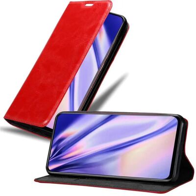 Oppo A53 Vivo V15 Hülle - Schutz Hülle mit Ständerfunktion und Kartenfach - Rot Apple Oppo A53 Vivo V15 Hülle - Schutz Hülle mit Ständerfunktion und Kartenfach - Rot Apple