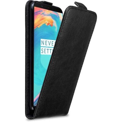 OnePlus 5T Nacht Schwarz Magnetische Flip Hülle OnePlus 5T Nacht Schwarz Magnetische Flip Hülle