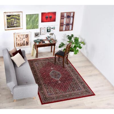 THEKO Benares Bidjar Roter Wollteppich - Orientteppich THEKO Benares Bidjar Roter Wollteppich - Orientteppich