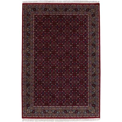 THEKO Benares Herati Teppich - 40x60cm, Rot, Wolle, Handgeknüpft THEKO Benares Herati Teppich - 40x60cm, Rot, Wolle, Handgeknüpft
